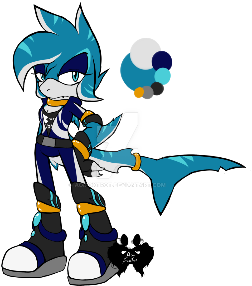 Cordelia The Shark Wip By Aoifoxtrot Cordelia The Shark - Sonic Fan Characters Sharks (1024x1112)