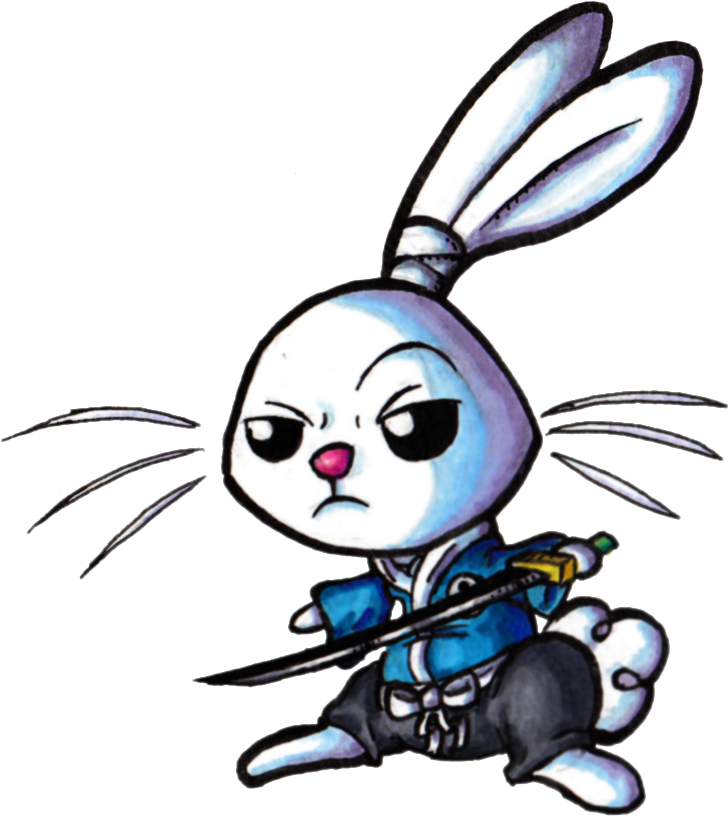 Angel Bunny, Artist - Bunny With A Sword (830x864)