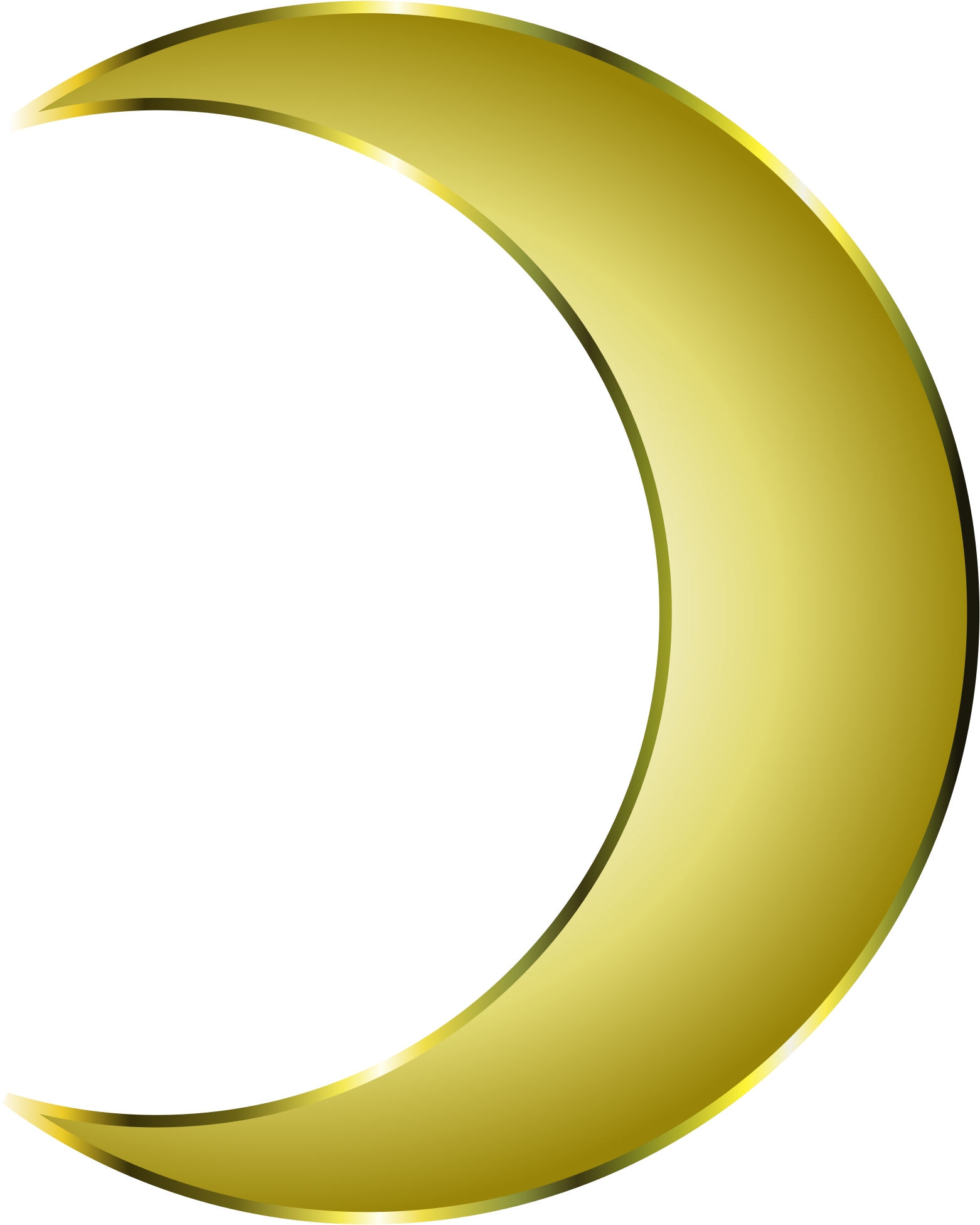 Crescent Shape Cliparts 24, Buy Clip Art - Golden Crescent Logo (2000x2000)
