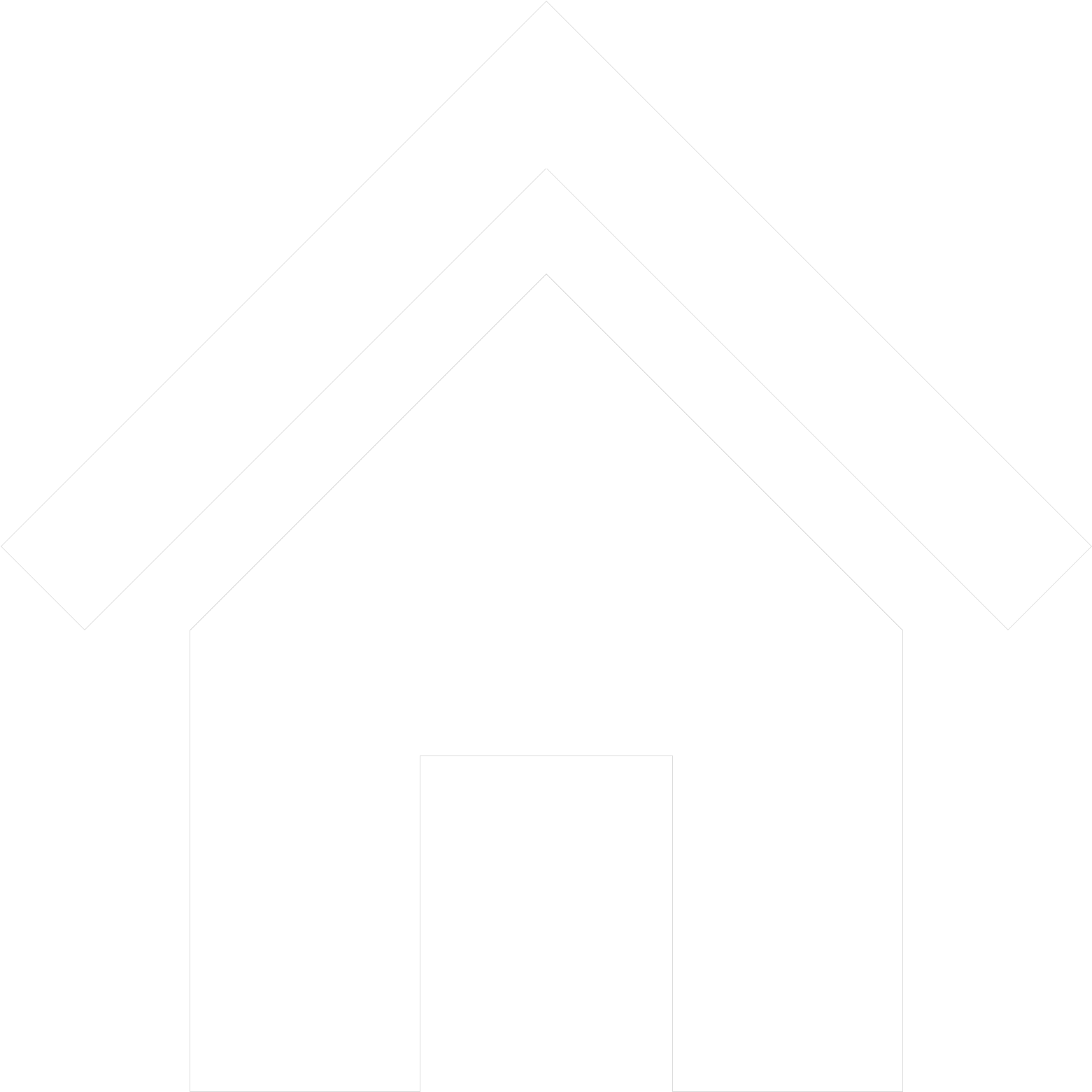 White Home Logo Transparent (1774x1764)