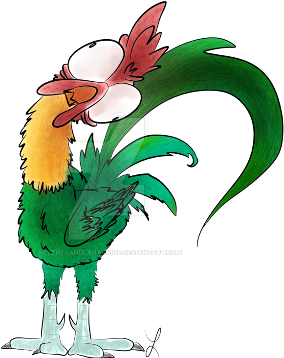 Hei Hei Speedpaint By Scytheaandlanarkine - Heihei Moana Transparent (1024x731)