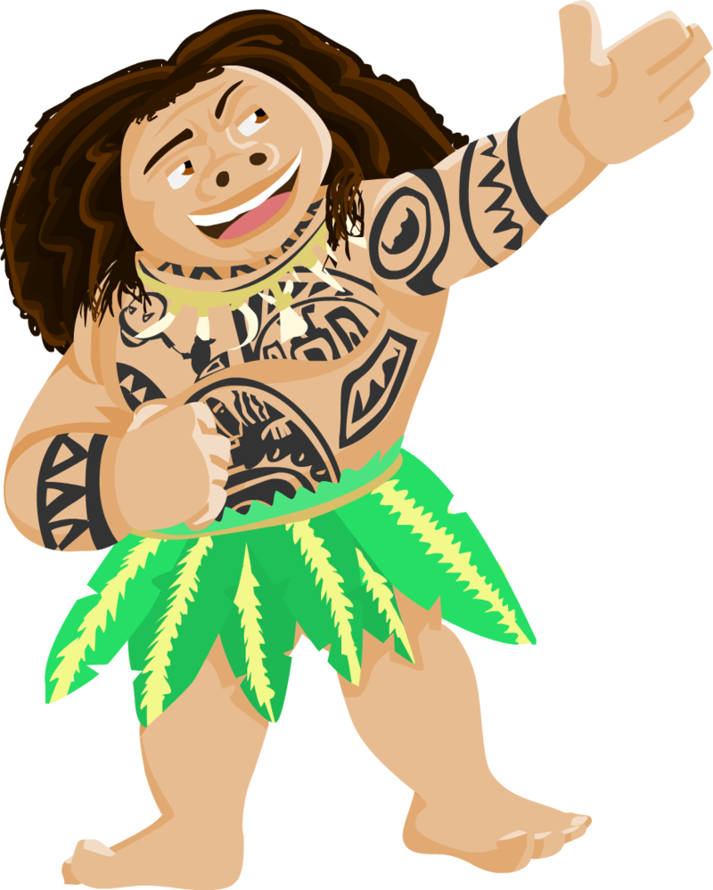 Maui Vector By Thedeadpool601 - Maui Moana Vector (800x999)