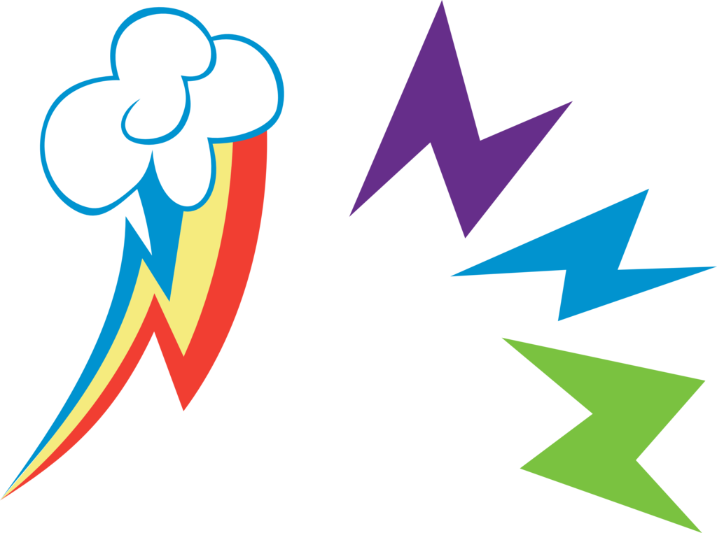 Rainbow Power Cutie Mark - My Little Pony Rainbow Dash Cutie Mark (1024x762)