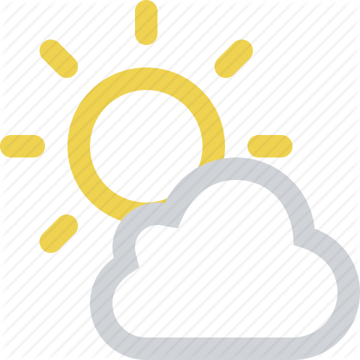 Cloud Partly Cloudy Sun Free Image On Pixabay - Sunny Cloudy Weather Icon (512x512)