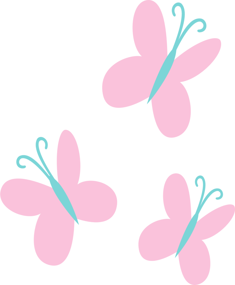 Fluttershy S Cutie Mark By Zacatron94 On Deviantart - My Little Pony Butterflies (812x984)