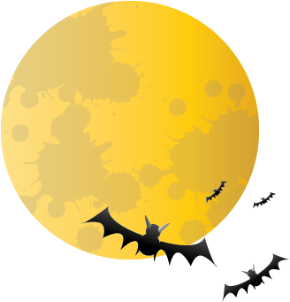 Creepy Moon Clipart - Halloween Moon Png (512x512)