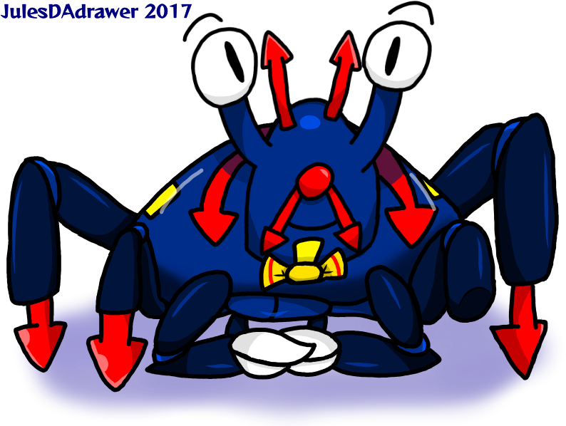 Tony As A Moana Crab By Julesdadrawer - Moana (807x600)