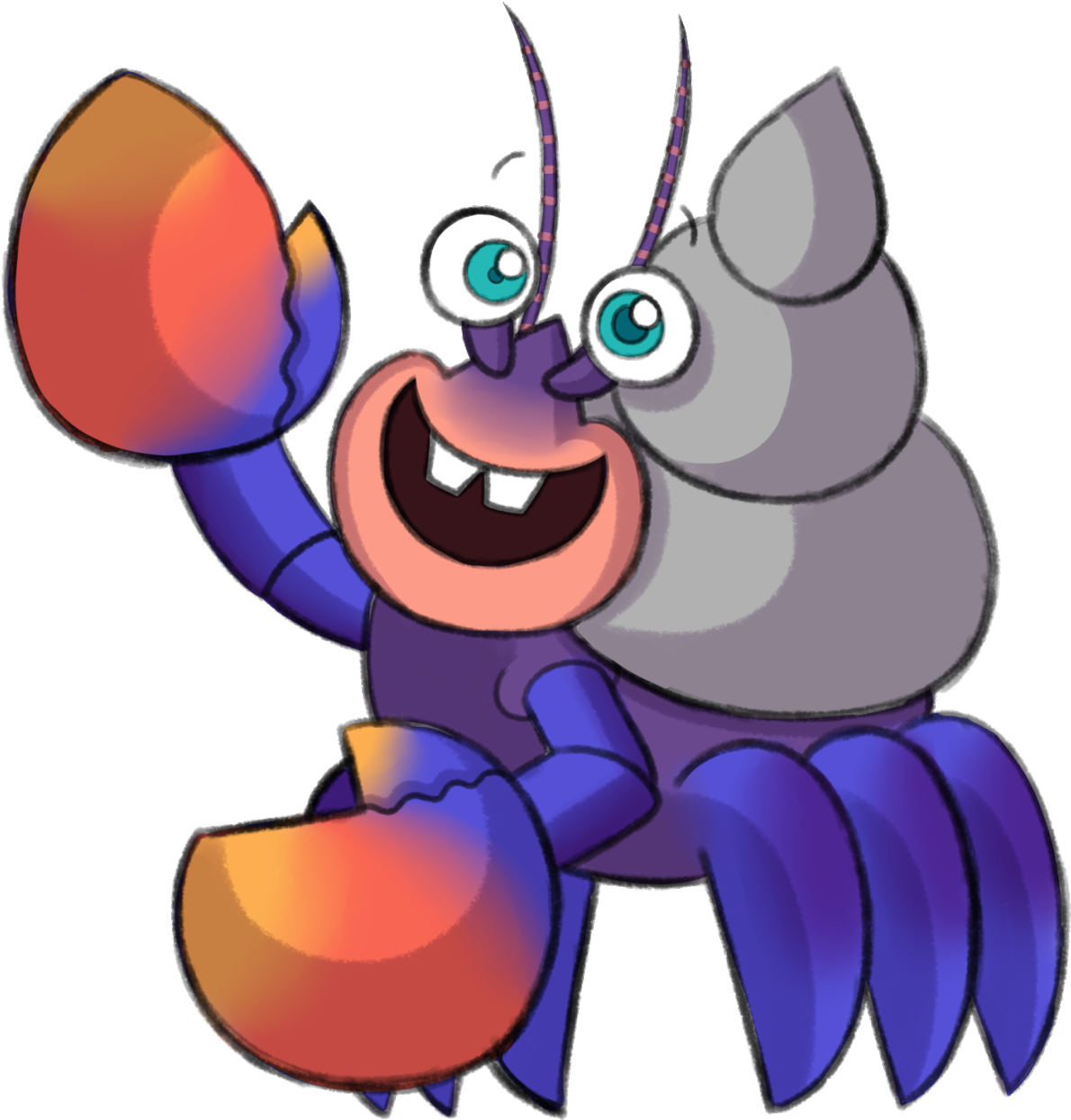 Yes I Know That I Already Drew A Baby Tamatoa Like - Tamatoa (1280x1318)