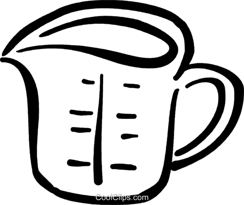 Messbecher Clipart - Measuring Cup Clip Art (480x405)