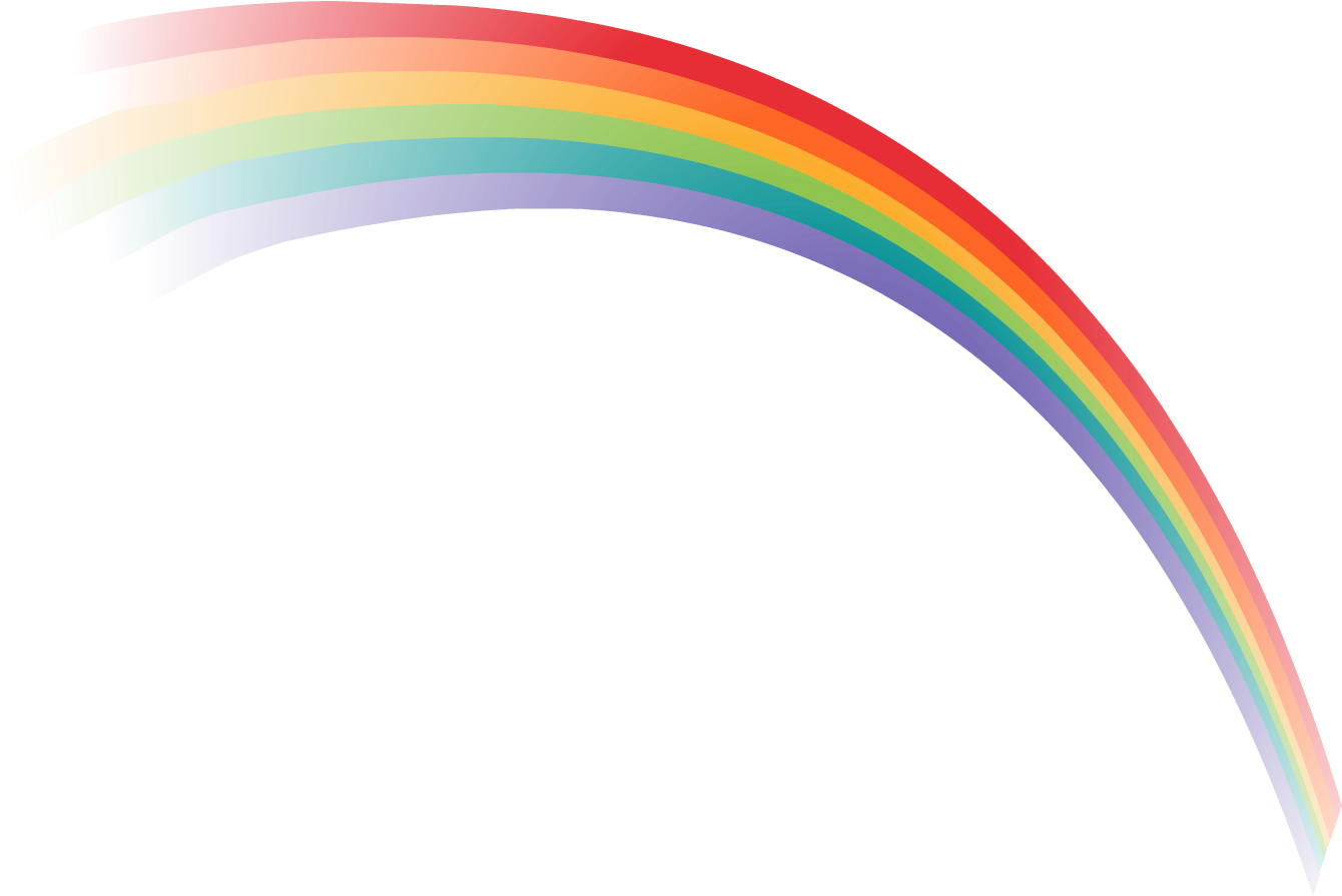 Rainbow Light Color Arc - Arco Iris En Png (1371x894)