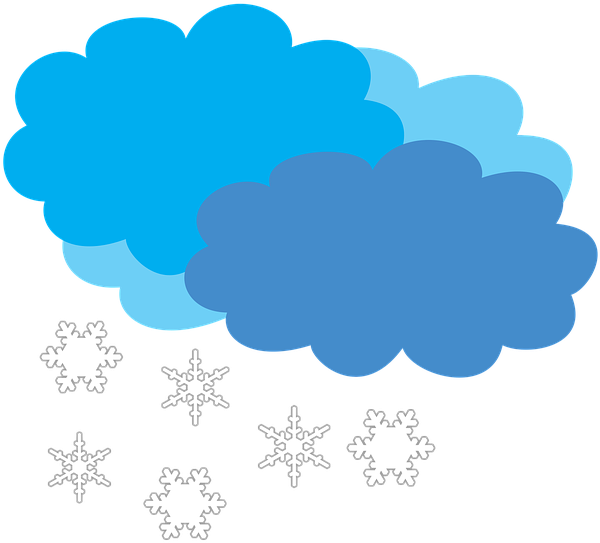 Cloudy Weather Forecast Snow - Cloud (1280x1075)