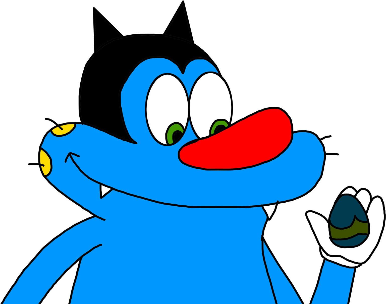 Easter Egg And The Cockroaches Oggy Clipart - Oggy And The Cockroaches (1600x1600)