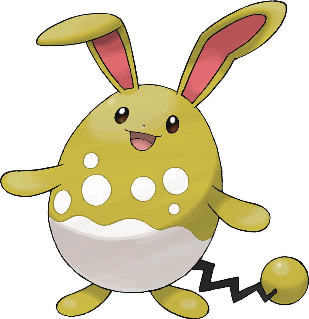 184 Azumarill Shiny - Pokemon Water Types Names (1043x1080)