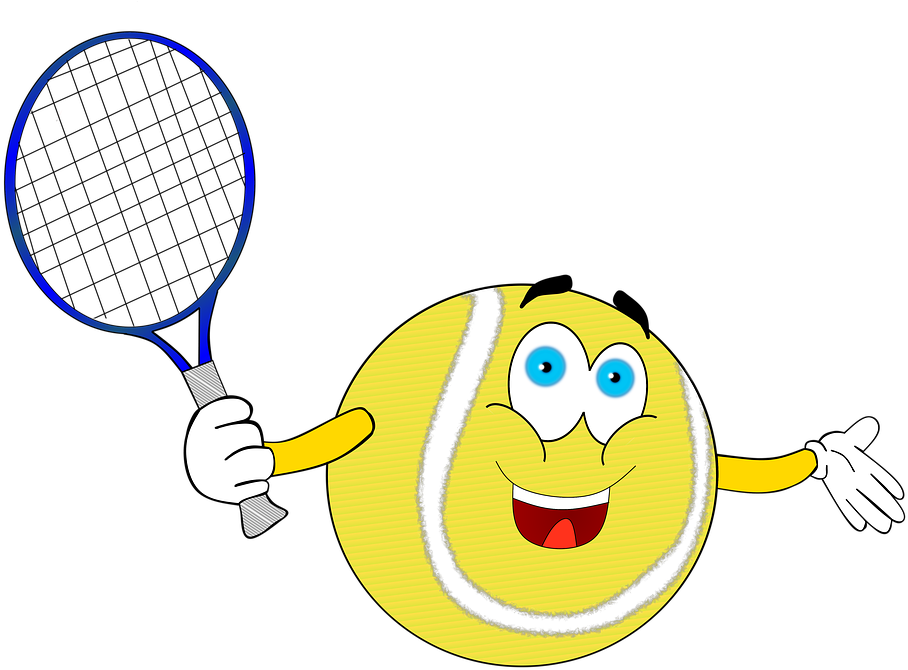 Pics Of Cartoon Balls 17, Buy Clip Art - Tennis Lustige Bilder (960x720)