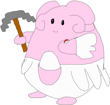 Im Love Blissey I've Been Playing On A Pixelmon Server - Portable Network Graphics (500x389)