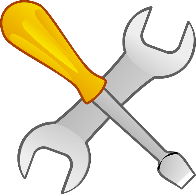 Building, Computer, Hand, Cartoon, Tools, Tool - Tools Clipart (640x632)