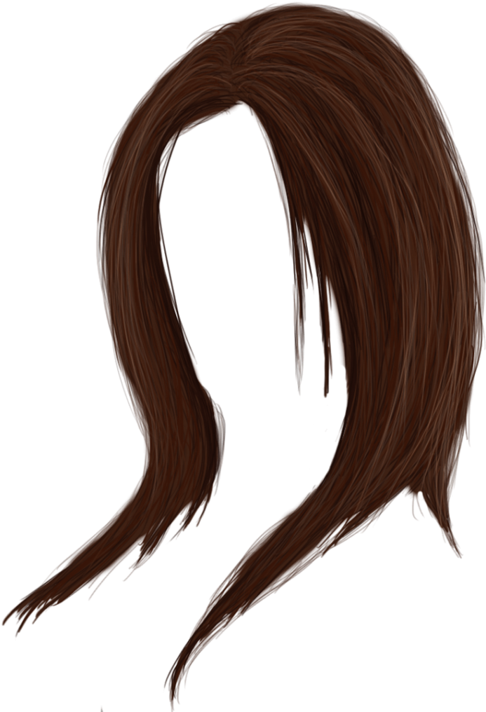 Beard Free Png And Clipart - Girl Hair Png (736x1085)