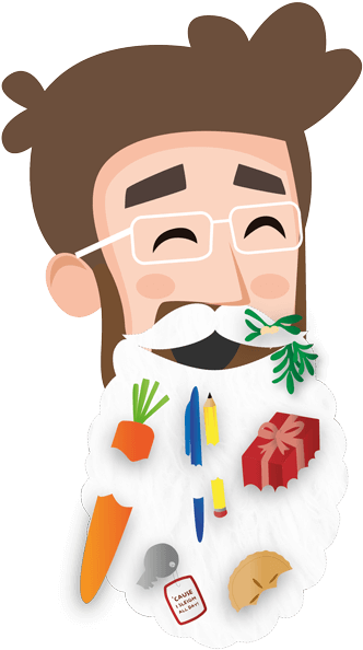 Download Your Beard And Try It On For Size - Cartoon (600x600)