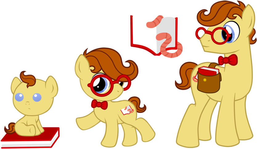 My Little Pony Adoptable - Mlp Bookworm (900x523)