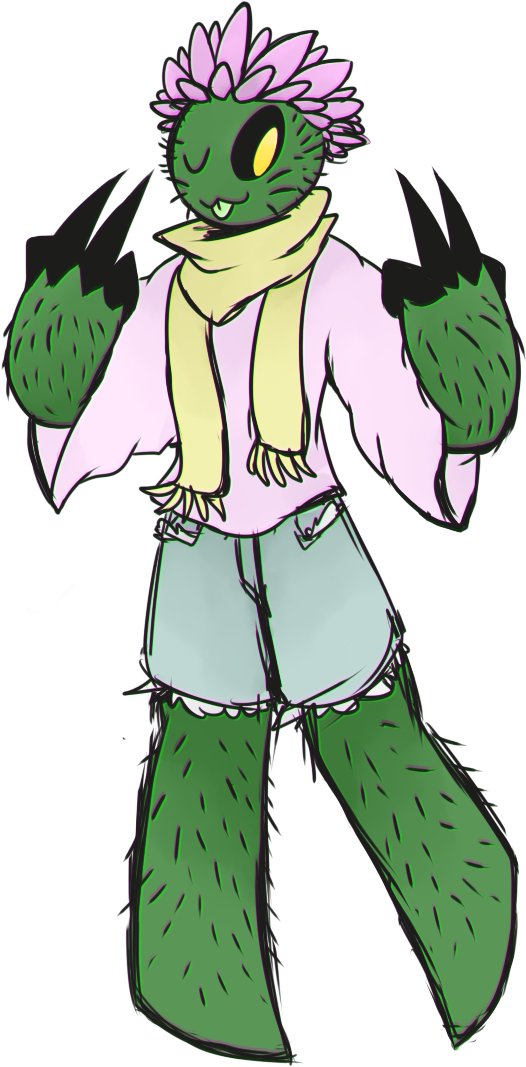 That Cactus Girl I Never Used By Minichihiros - Cartoon (700x1100)