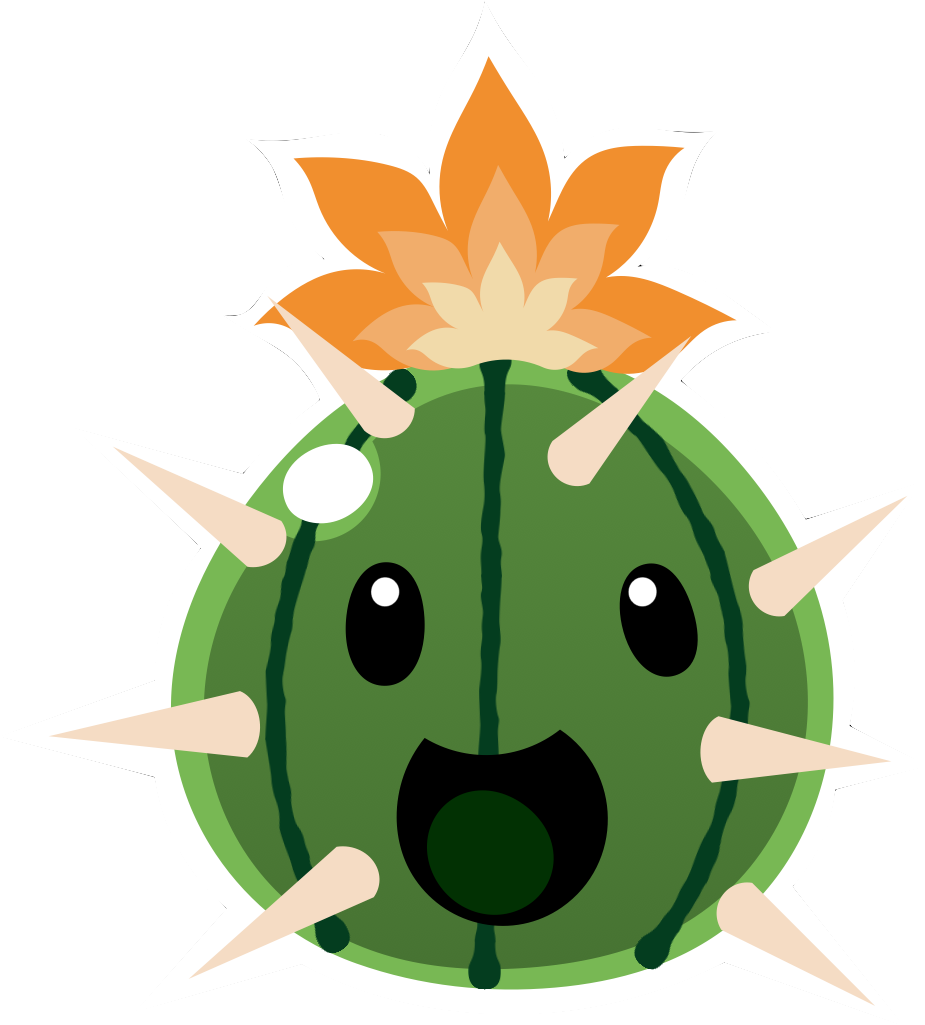 Cactus Slime Hd - Cartoon (1160x1150)
