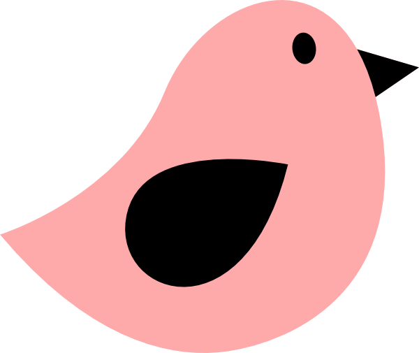Black & Peach Birdie Svg Clip Arts 600 X 505 Px - Birdie Clipart (600x505)