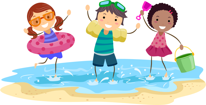 Resultado De Imagem Para Fundo Praia Png - Kids Beach Clipart (809x412)