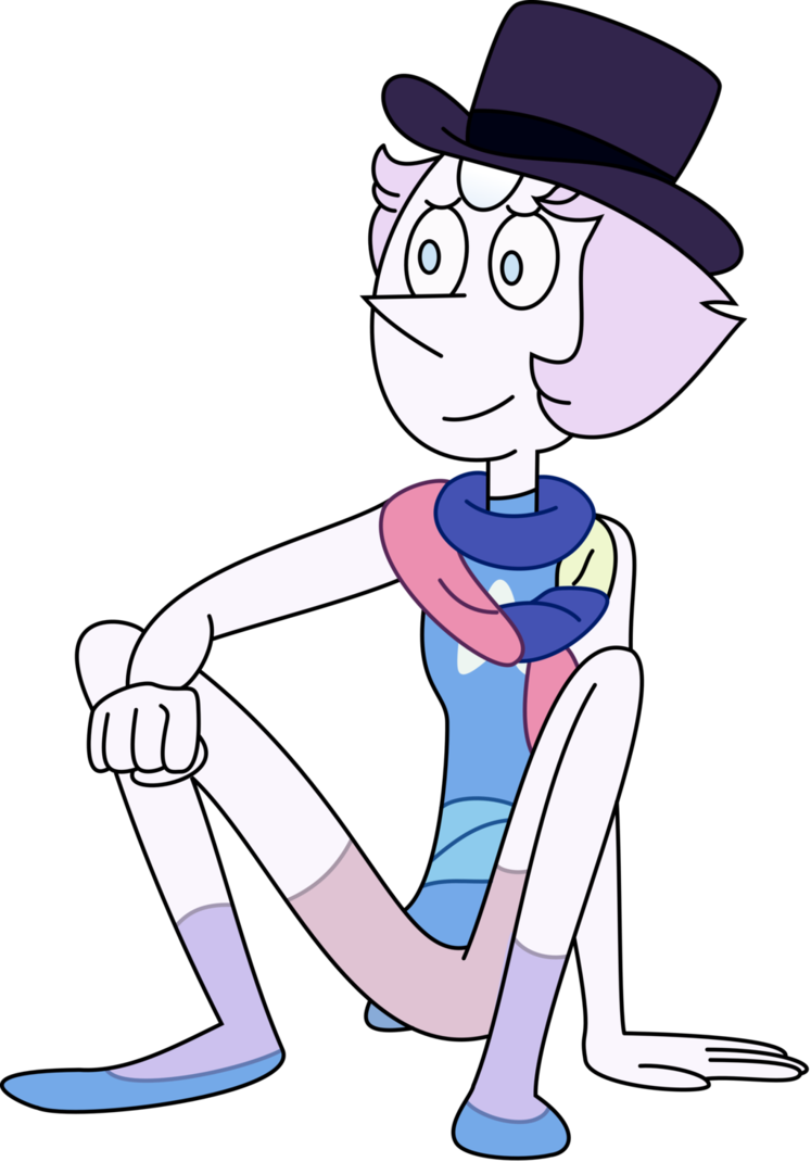 Top Hat Pearl By Craftyallie - Pearl With A Top Hat (747x1070)