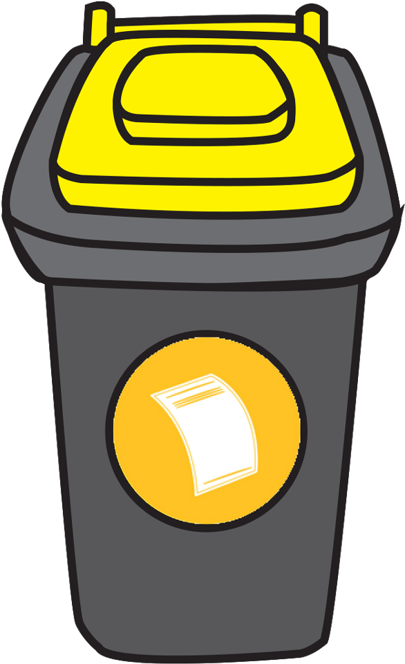 Mixed Paper Bin - Mixed Paper Bin (879x1000)