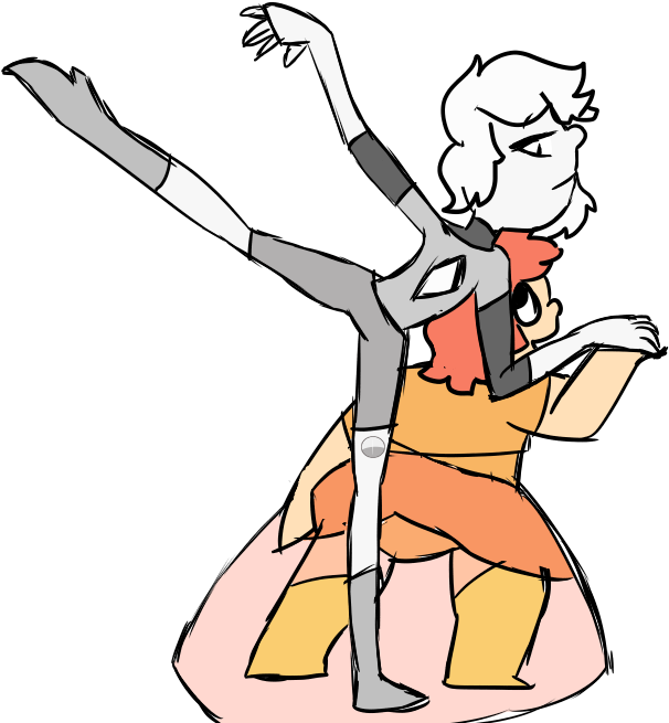 Fusion Dance By Trashcan-weeaboo - Cartoon (642x700)