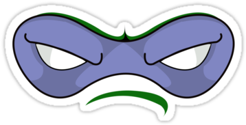 Teenage Mutant Ninja Turtles Mask Template 54758 - Leonardo Ninja Turtle Mask (375x360)
