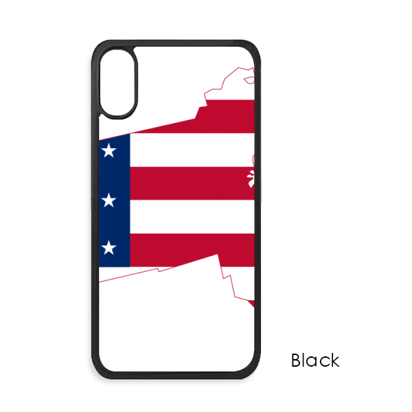 Massachusetts Usa Map Stars Stripes Flag - Mobile Phone Case (600x600)