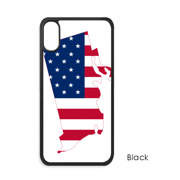 Rhode Island Usa Map Stars Stripes Flag - Mobile Phone Case (600x600)