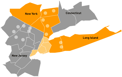 Regional Trail Map - Yonkers Ny Map (500x316)