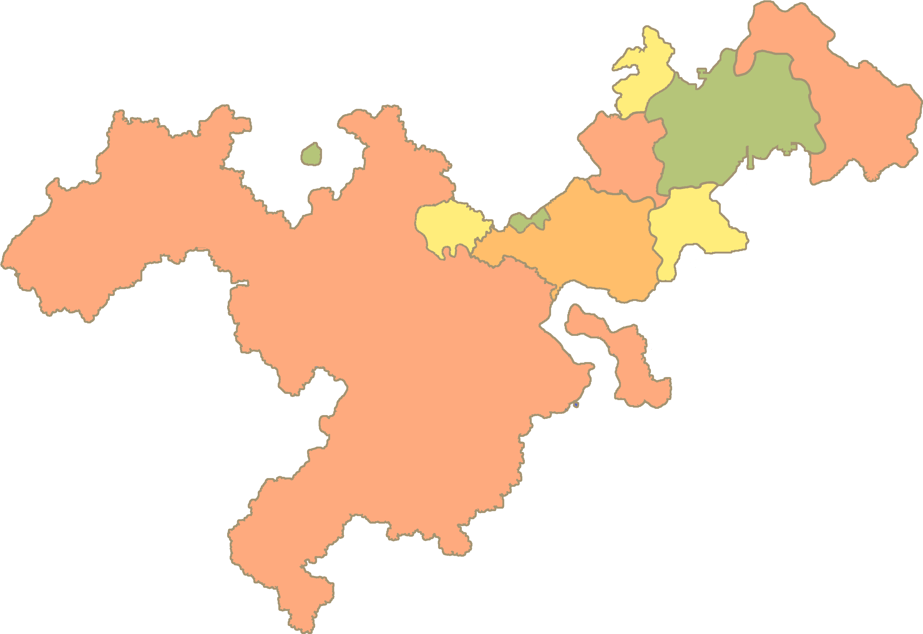 For Instance, I Have This Map For The Island That My - Atlas (3426x2872)