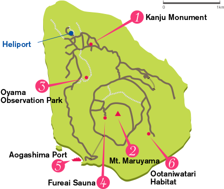 Hahajima Island Map - Ogasawara Islands Map Transparent (446x400)