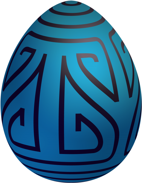 Free Png Easter Blue Decorative Egg Png Clip Art Png - Portable Network Graphics (480x619)