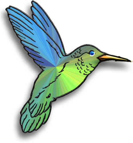 Hummingbird Clipart Clipart Kid 2 - Ruby-throated Hummingbird (512x512)
