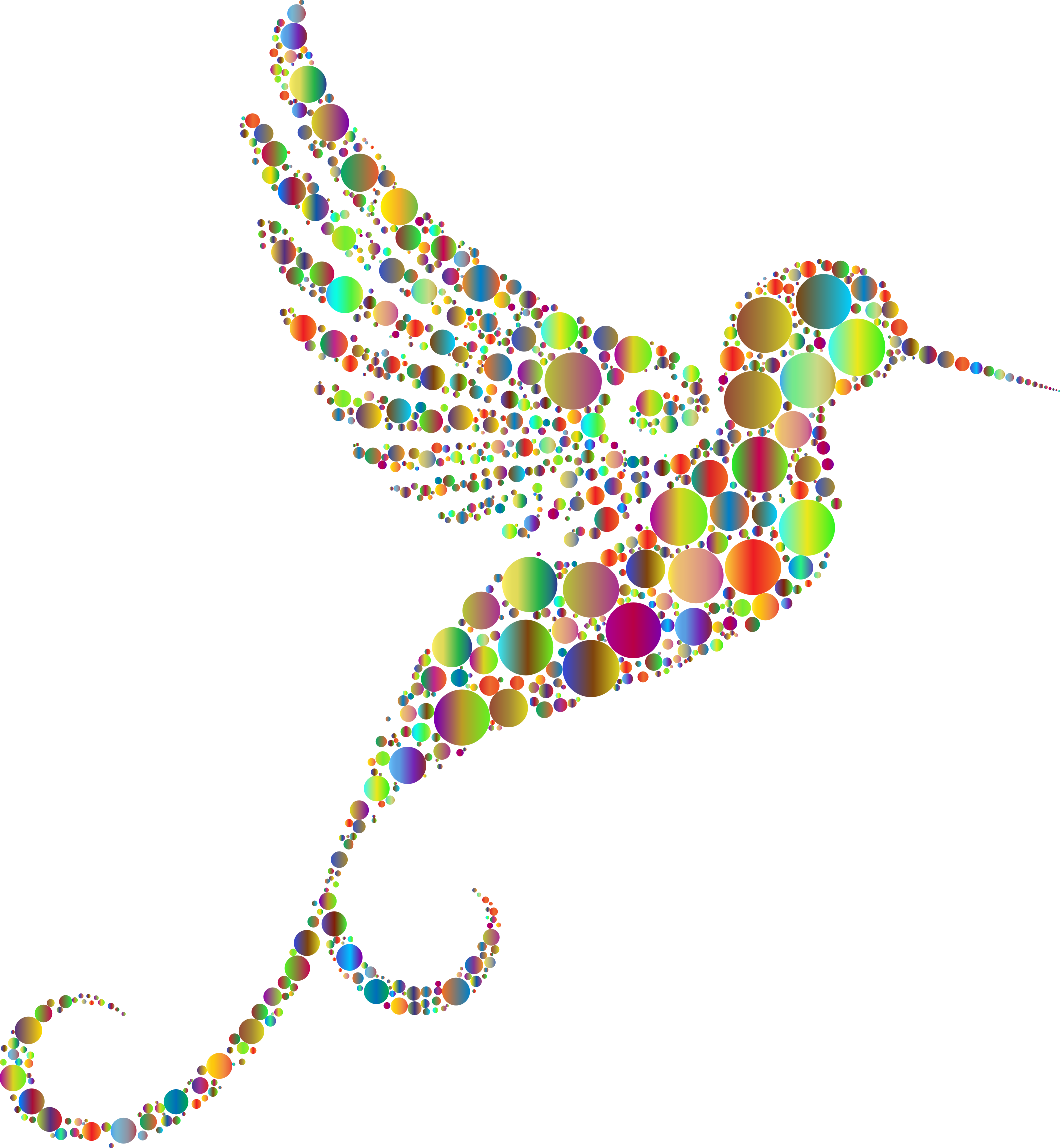 Hummingbird Circles 4 No Background - Hummingbird Images Clip Art (2126x2300)