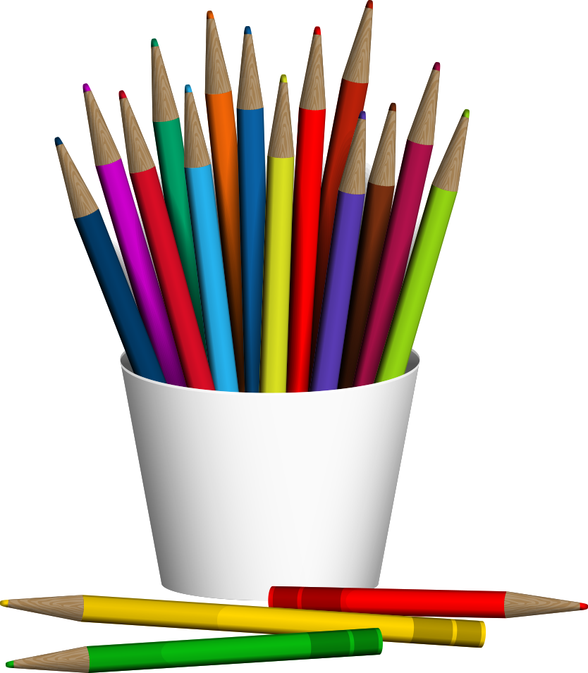 Vector Pencil And Pen 834*955 Transprent Png Free Download - Pencil Png (834x955)