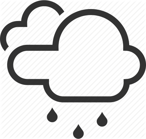 Shower Clipart Rainfall - Rainfall Icon (512x490)