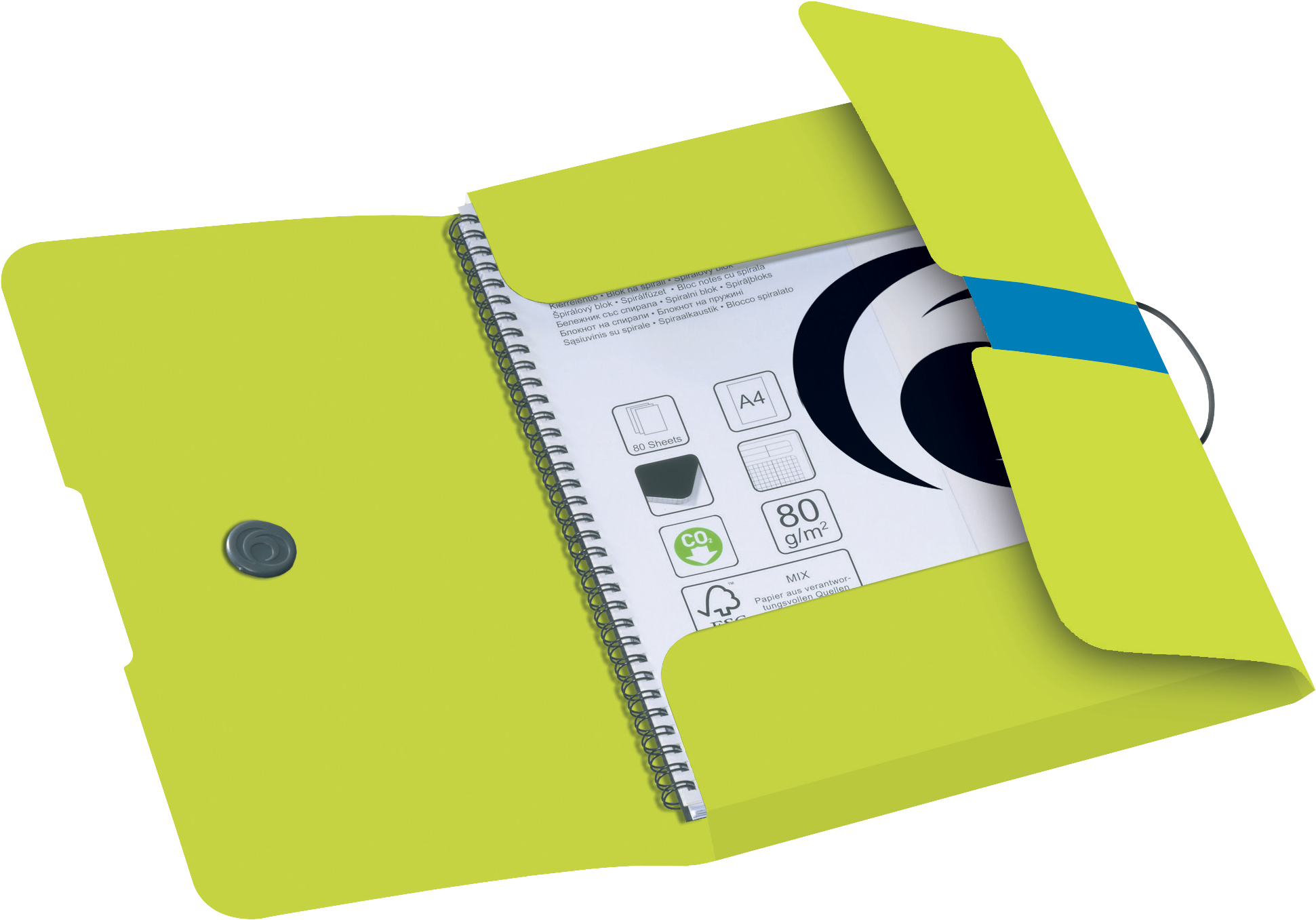 Wallet Folder Pp A4 Sporty Lemon Opaque - Herlitz Gummizugmappe, Pp, A4 Postmappe, Gelb, Transparent, (2008x2008)