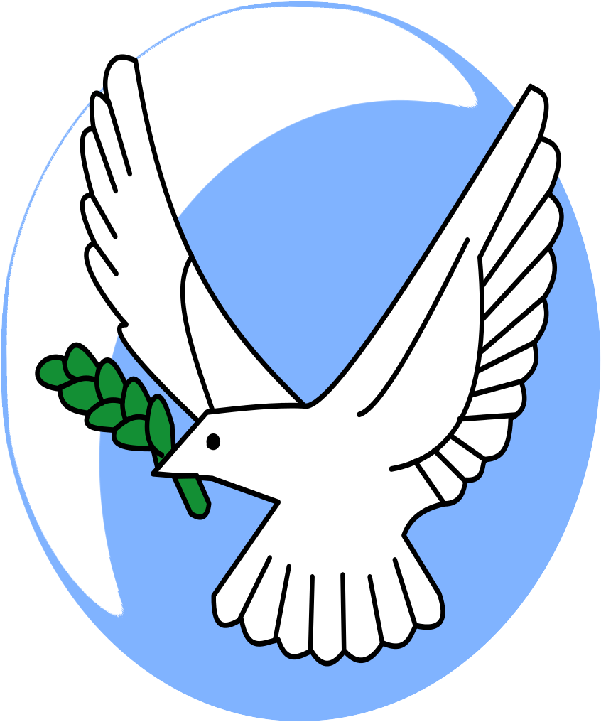 Dove With Olive Branch - Olive Branch (853x1024)
