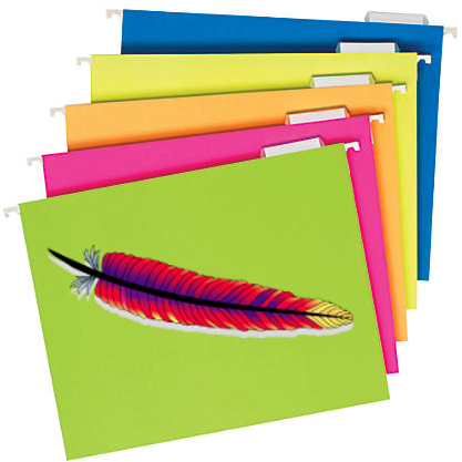 Structure Understanding The Directories - Colorful Hanging File Folders (450x450)
