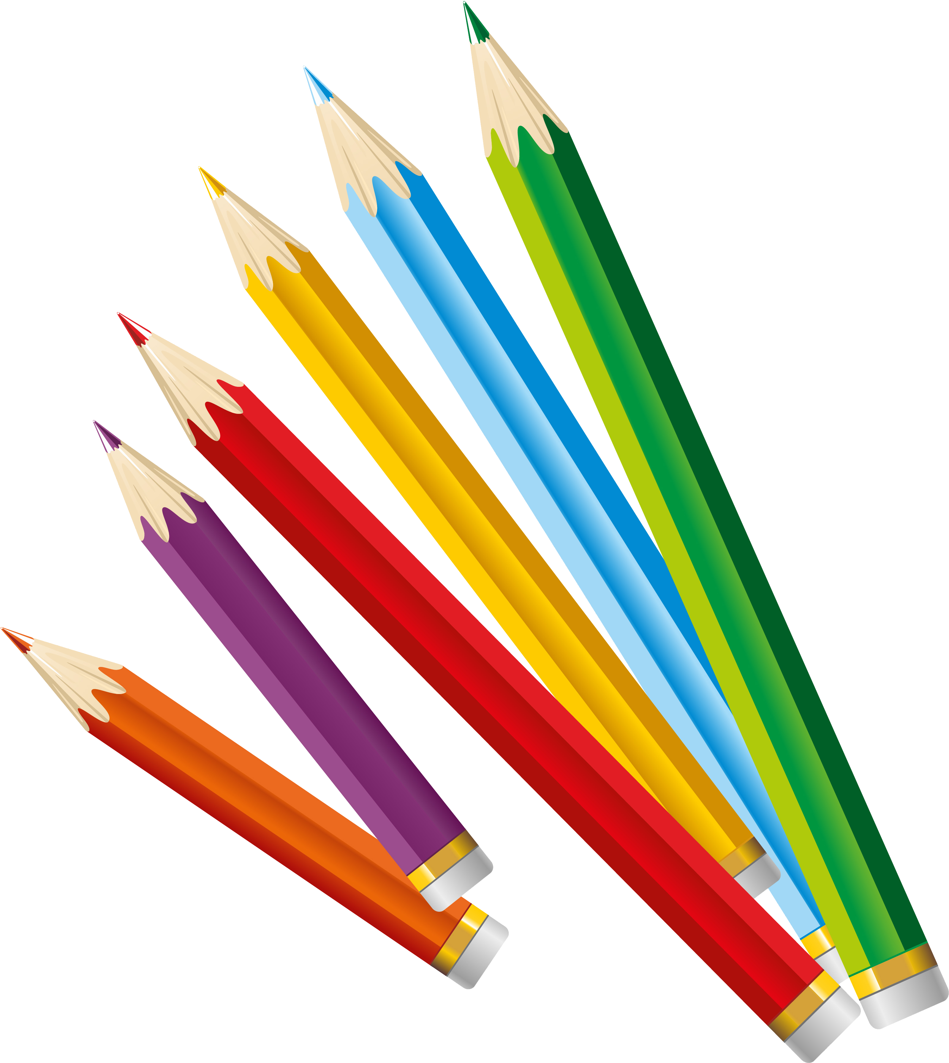 Pencil Office Supplies Writing Implement Plastic - Pencil (3196x3578)