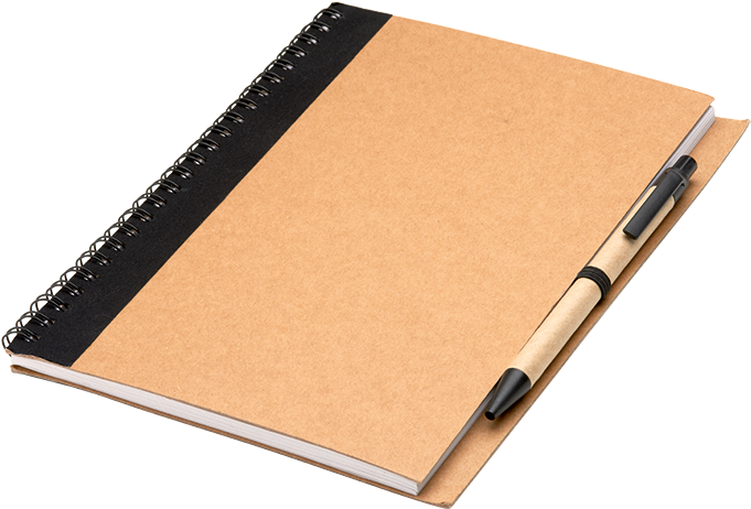 Notebook Pen Paper Coil Binding - Notebook Png (700x700)