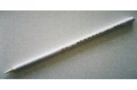 Dressmakers Pencil - Long - White - Wood (560x370)