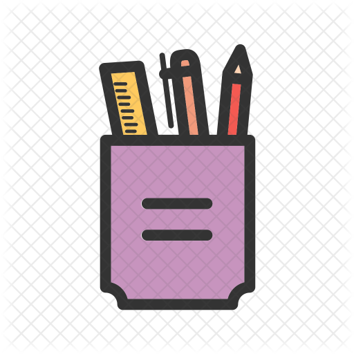 Stationery Holder Icon - Stationery (512x512)