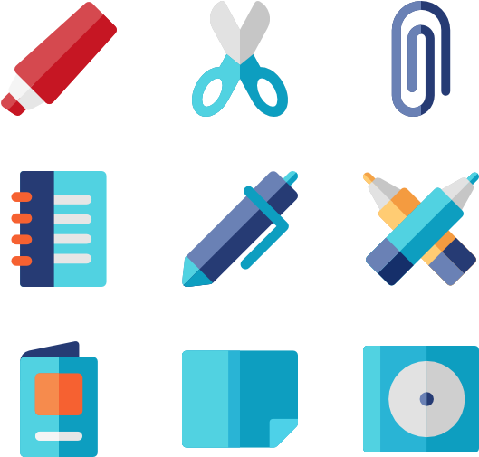 Stationery Elements - Iconos Papeleria Png (600x564)