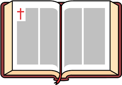 Bible Clip Art Images - Open Holy Bible Clipart (432x304)